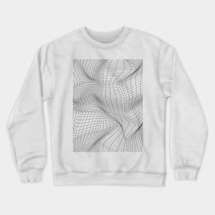 Meshy World Pattern (Black) Crewneck Sweatshirt